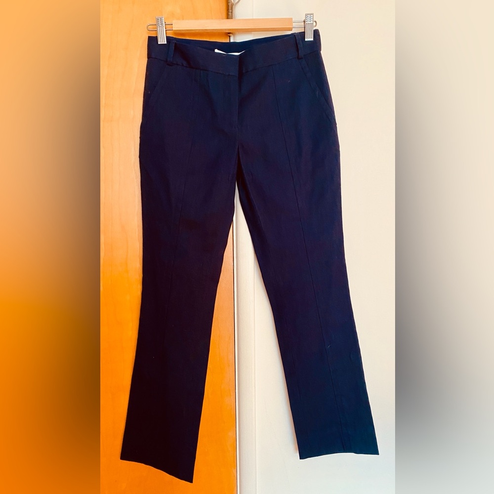 NWT Diane von Furstenberg Carissa trousers, Size 0, Bright Ink color